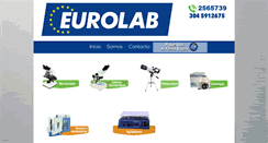 Desktop Screenshot of eurolab.com.co