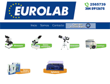 Tablet Screenshot of eurolab.com.co