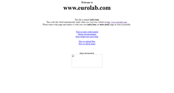 Desktop Screenshot of eurolab.com